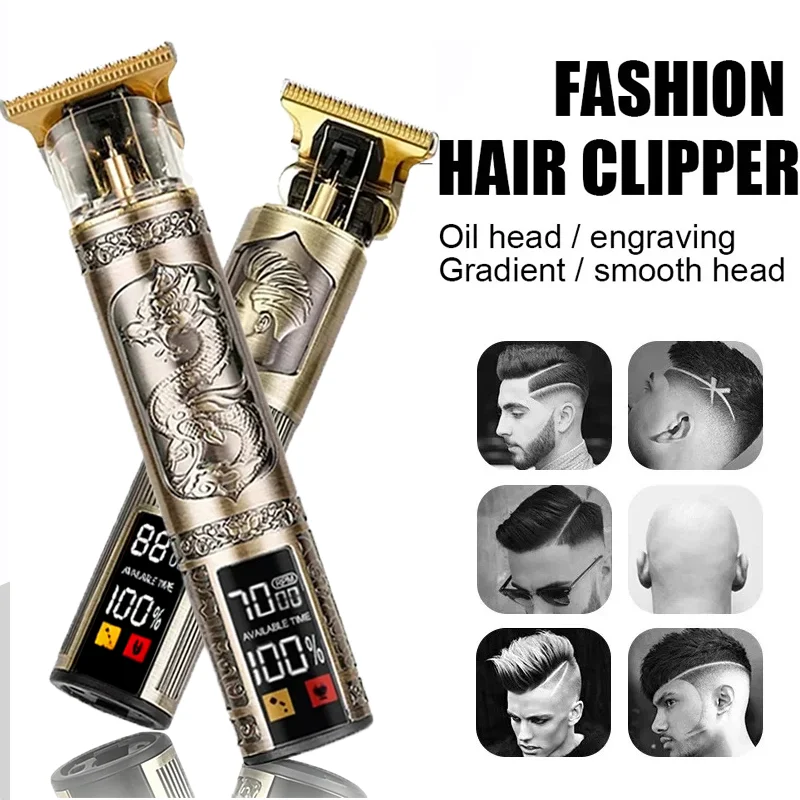 2026 T9 Top Selling Hair Clipper Barber Kit Electric USB Fast Charging Professional Man Trimmer Hair Cutting Machine Accessories