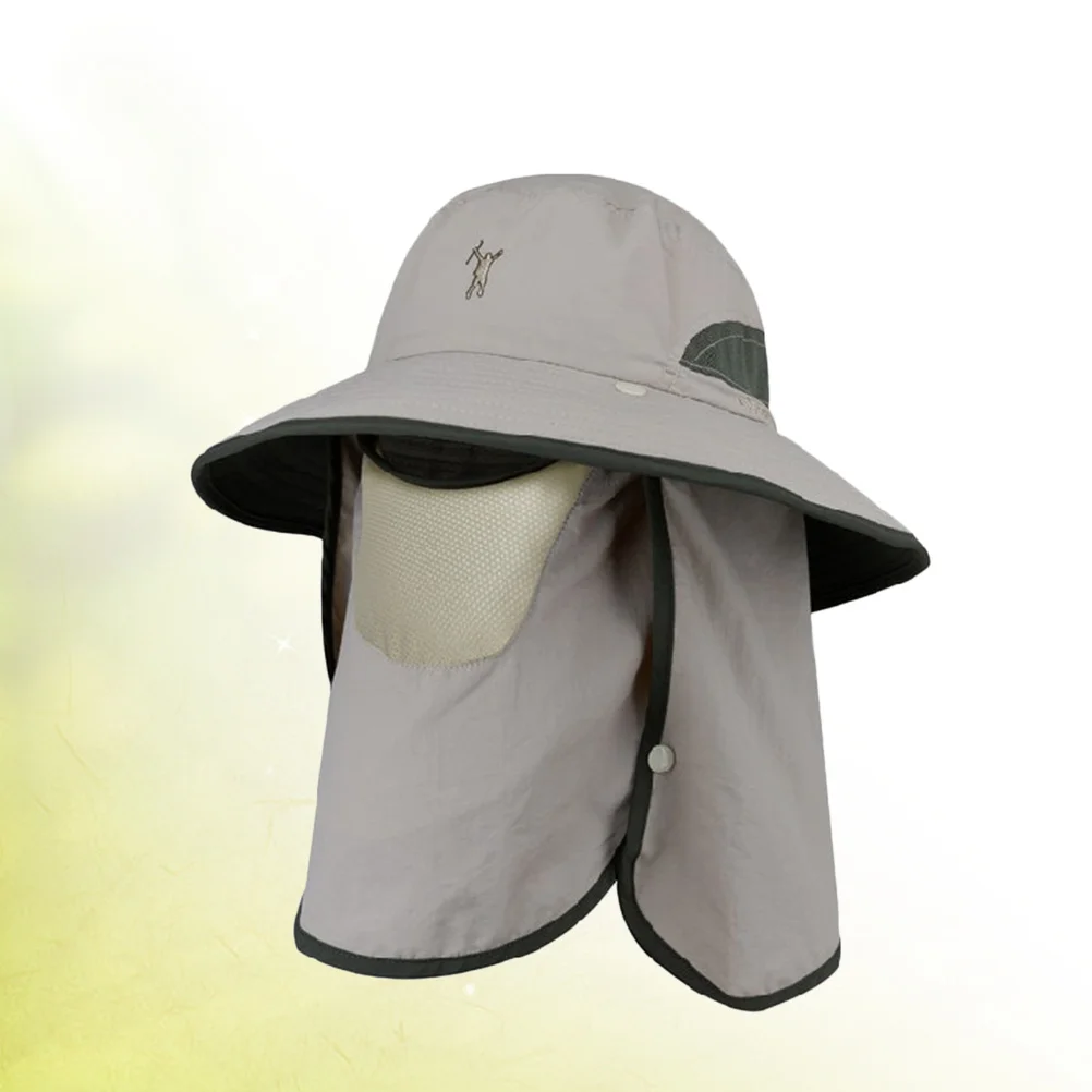 

Khaki Fishing Sun Hat Breathable Crushable Sunscreen Cap Outdoor Travel Hiking Golfing Beach Vacation Hat Sunscreen Cap