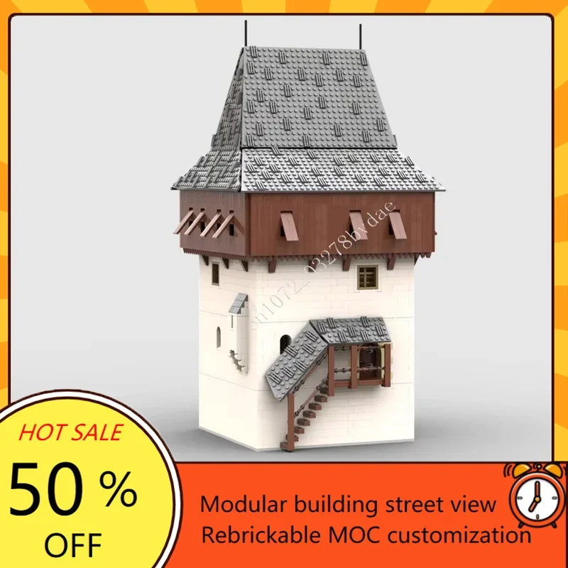 5483PCS MOC Medieval Castle Building Block Model Nebakov Castle Technical Brick DIY Assembly Set Toys For Child Holiday Gifts