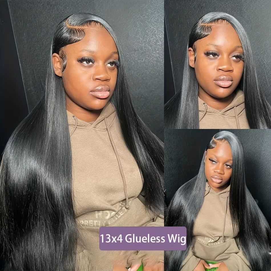 100% человеческие волосы 250% Плотность 13x4 Прямой HD Парик Фронта Шнурка 30 40 дюймов 13x6 Парики Фронта Шнурка 5x5 Бесклеевой Замок Бразильский