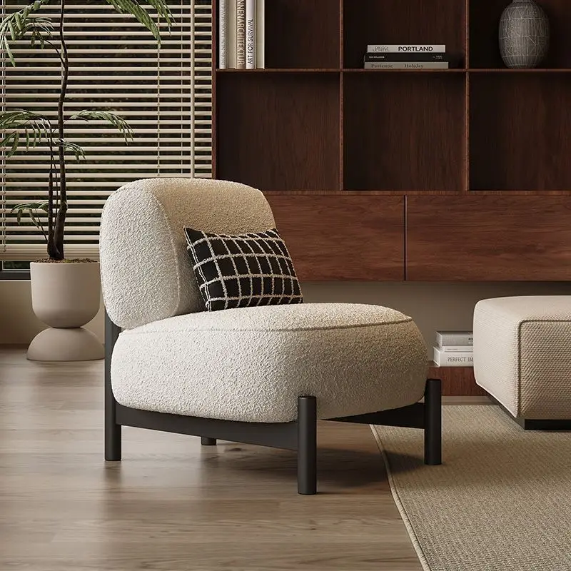 

Single chair antique living room single sofa designer leisure chair light luxury single sofa