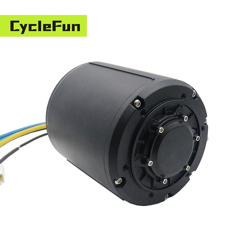 PMSM potente QS138 90H 4KW Motor de accionamiento medio de refrigeración por agua 72v 110kmh con sistema de Kits de refrigeración para motocicleta eléctrica ATV