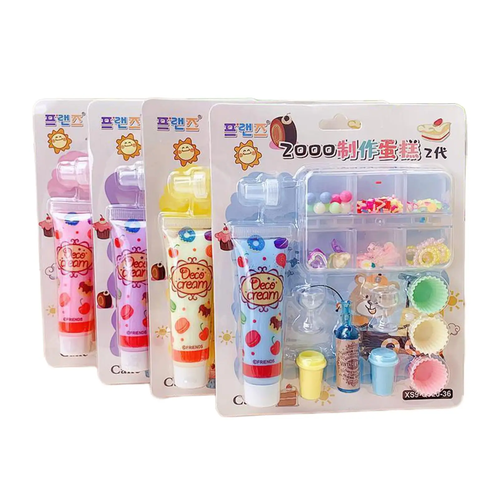 

Cream Glue Craft Set DIY Set Birthday Gifts Simulation Whipped Cream Glue