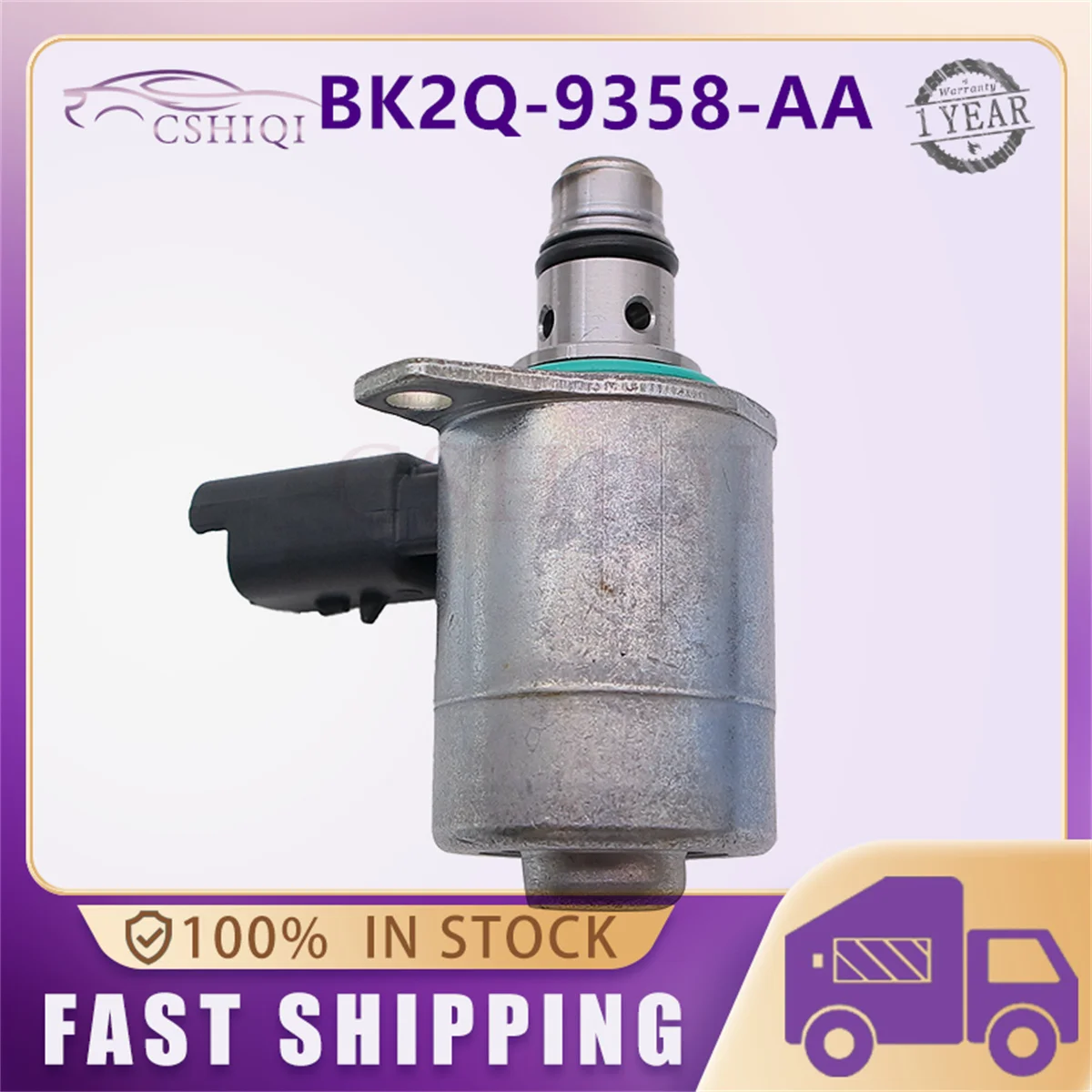 BK2Q-9358-AA SCV Fuel Pressure Control Valve Engines 1793473 1945275 For Ford Transit Custom Ranger 2011 BK2Q9358AB BK2Q9358AA