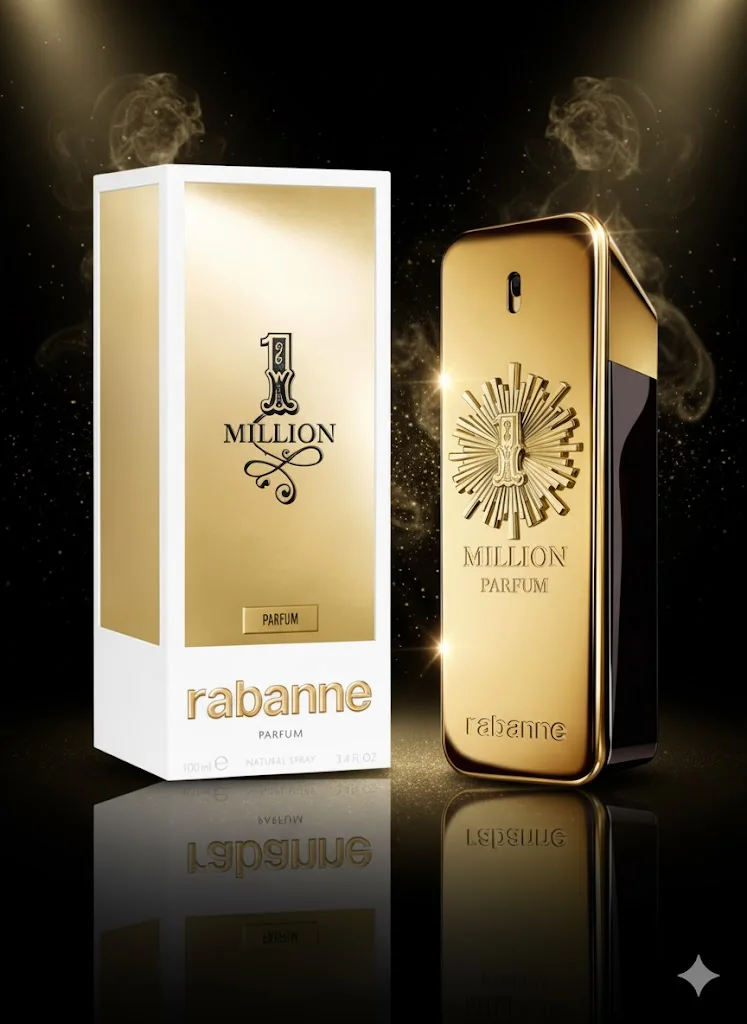 Rabanne 1 Million Parfum 100ml, Fragancia Masculina Premium, Aroma Amaderado Dulce de Larga Duración, Regalo de Lujo para Aniversario o Cumpleaños