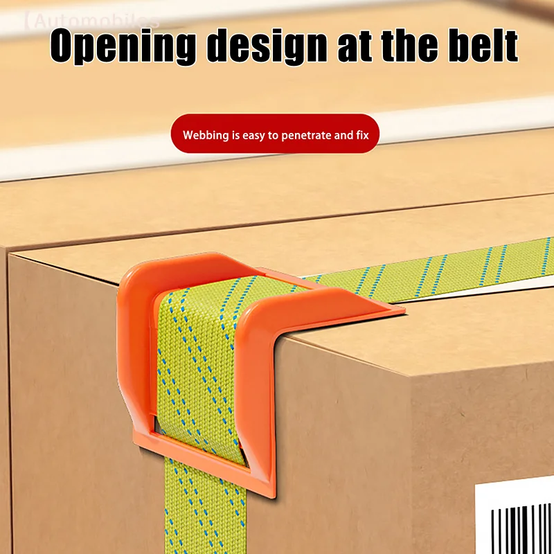 

Pack of 4 Plastic Edge Protectors for Flatbed Wood Plate Sealing; Ideal Corner Guards for Cargo Load