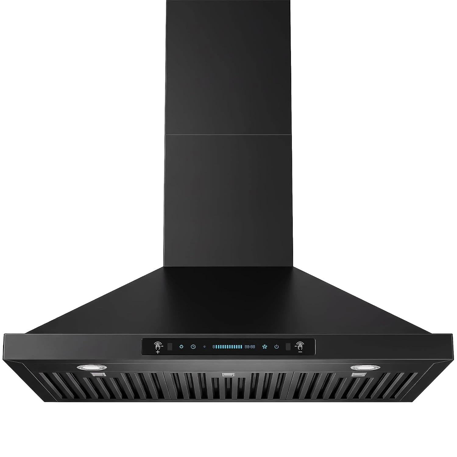 36-inch Black Wall Mount Range Hood, 900 CFM Kitcehn Vent Hood, Customized