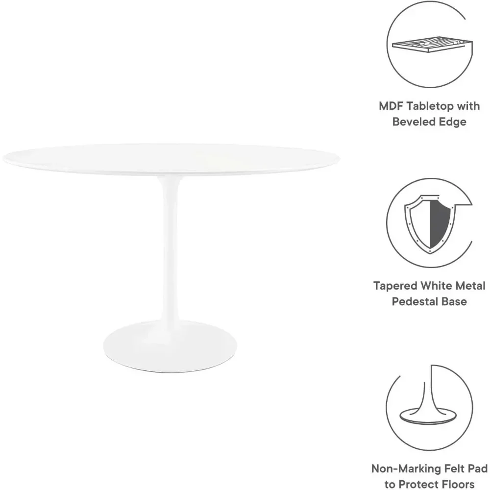 ٪ طاولة ليبا مانجر بلانش موديل دو بيئة دو سيجلي،