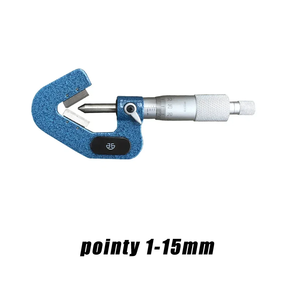 2026//1-15MM Digital 3 Odd fluted micrometer IP65 V-anvil Measure Outer tap top diameter of tap reamer industrial grade scre