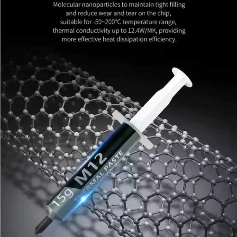 معجون حراري EP معجون شحم موصل حراري 12.4 واط/MK 1/4/8/15/30 جرام لألعاب الكمبيوتر PS5 وحدة المعالجة المركزية GPU تبريد