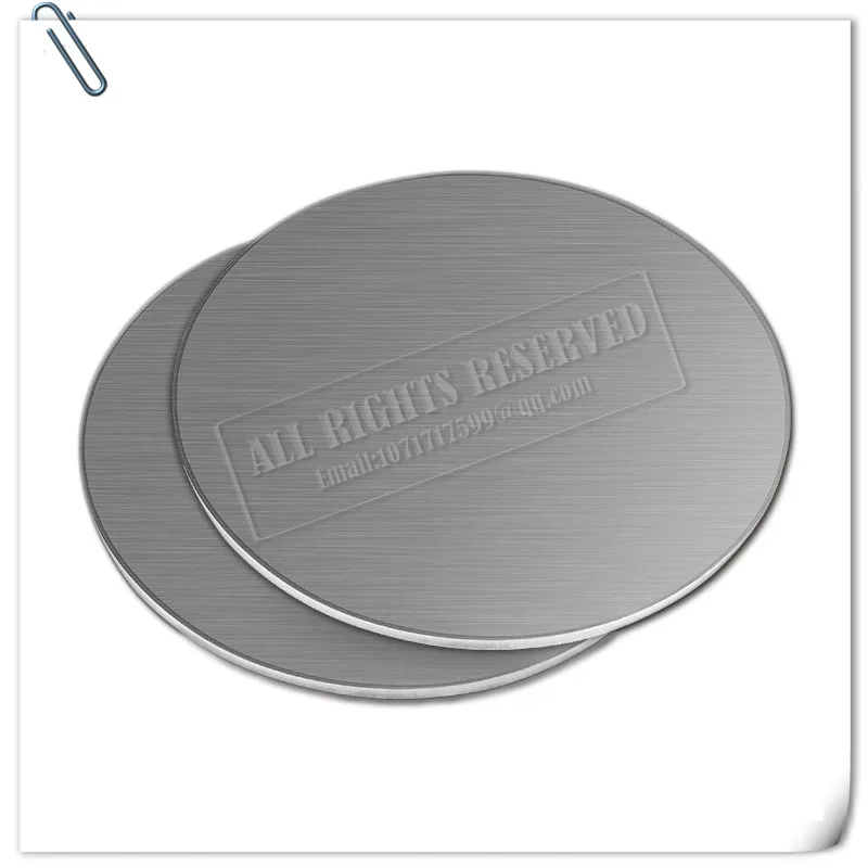 Placa de aço inoxidável de 1mm, placa de metal de 2mm, aço inoxidável 304, placa redonda de 3mm, folha de aço de 4mm personalizável