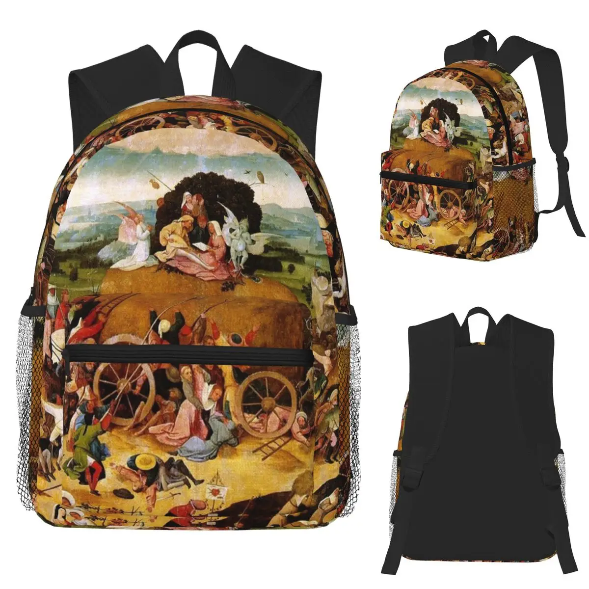 

Сад земных наслаждений, ирономинус, студенческий рюкзак Bosch, школьная сумка, походный рюкзак для мужчин и женщин, сумка для книг, сумки на плечо