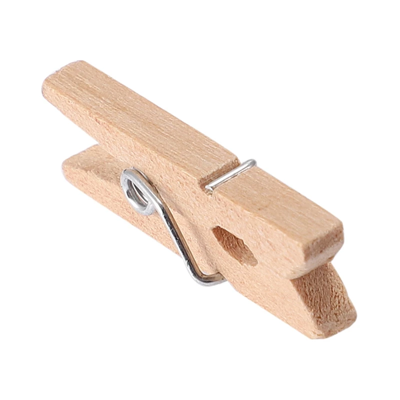 ไม้หนีบผ้าขนาดเล็ก 1,000 ชิ้น ยาว 25 มม