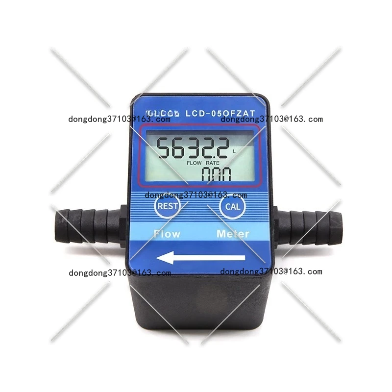 Sensor de líquido de conexión rápida de 3 minutos, salsa de soja, leche, miel, medidor de flujo digital de jarabe de aceite con alta precisión