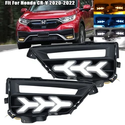 LED DRL for Honda CRV CR-V 2020 2021 2022 Daytime Running Light Fog Lights cover Headlights Turn Signal Lamp Car Assembly