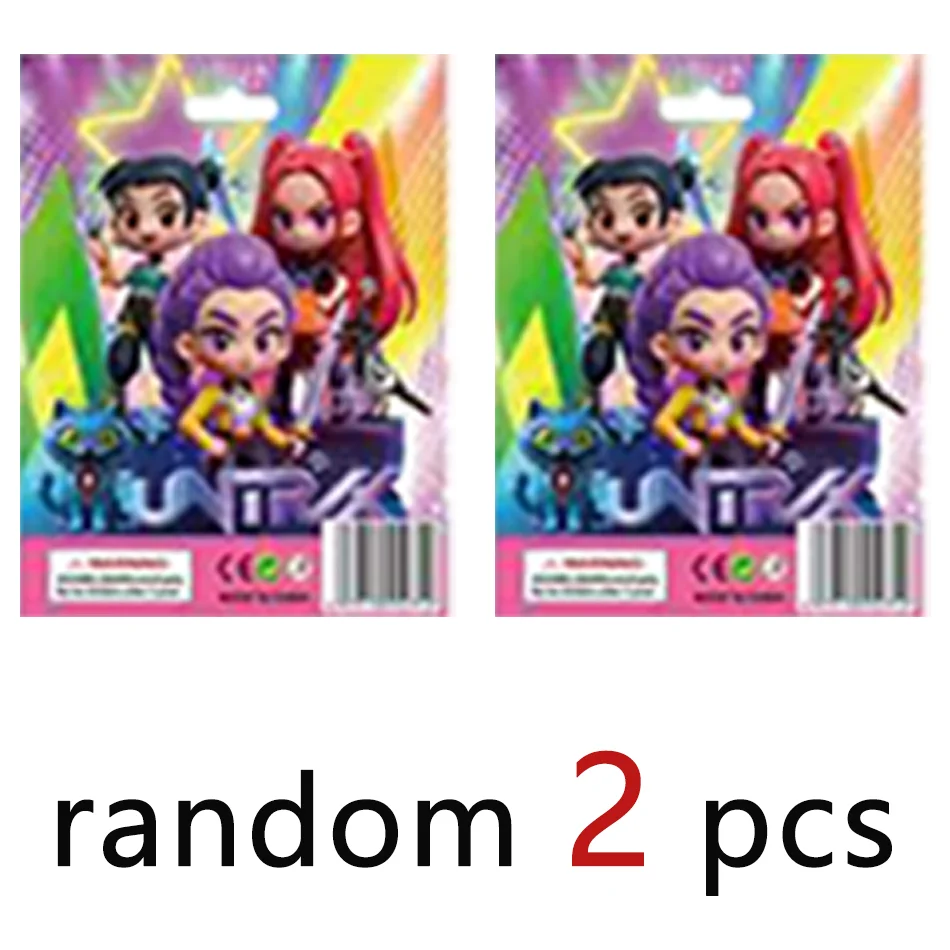 Kpop demon hunt box blind series figure cartoon toy model game peripherals halloween/christmas table decoration for kid giftk