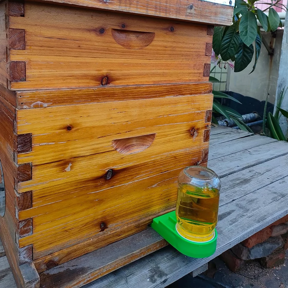 

1 шт. кормушка для пчелиных улей - белые входные кормушки для пчелиных геней - простое и эффективное решение для кормления водяного или сахарного сиропа