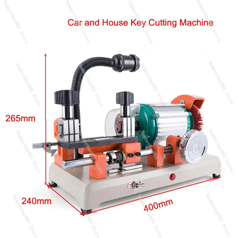 Car and House Key Cutting Machine Horizontal Key Cutter 220V or 110V Key Duplicating Copy Machine Locksmith Tools