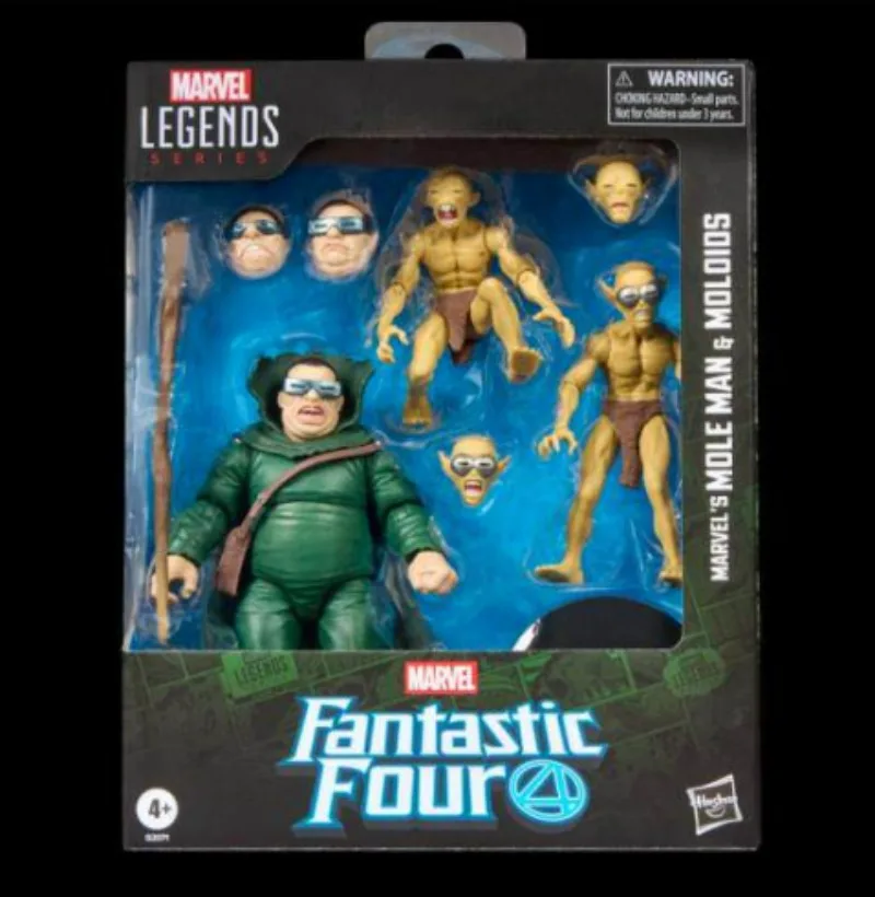 【In Stock】 Hasbro Marvel Legends Fantastic Four 6 Inch Mole Man and Moloids Action Figure Collection Toy Gift