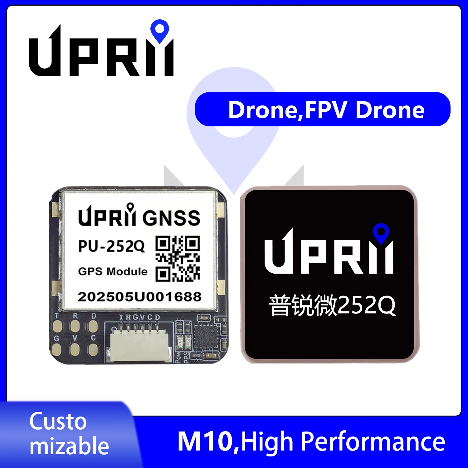 

M10GNSS GPS Module with Compass, Compatible with INAV Betaflight Ardupilot, Support GPS Galileo GLONASS BeiDou QZSS SBAS