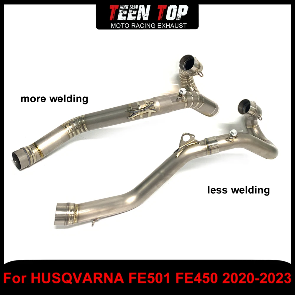 

Offroad Bike Exhaust Pipe For Husqvarna FE501 FE450 2020-2023 Exhaust Elbow Titanium Alloy 450 XCF-W 2023 Connection Pipe