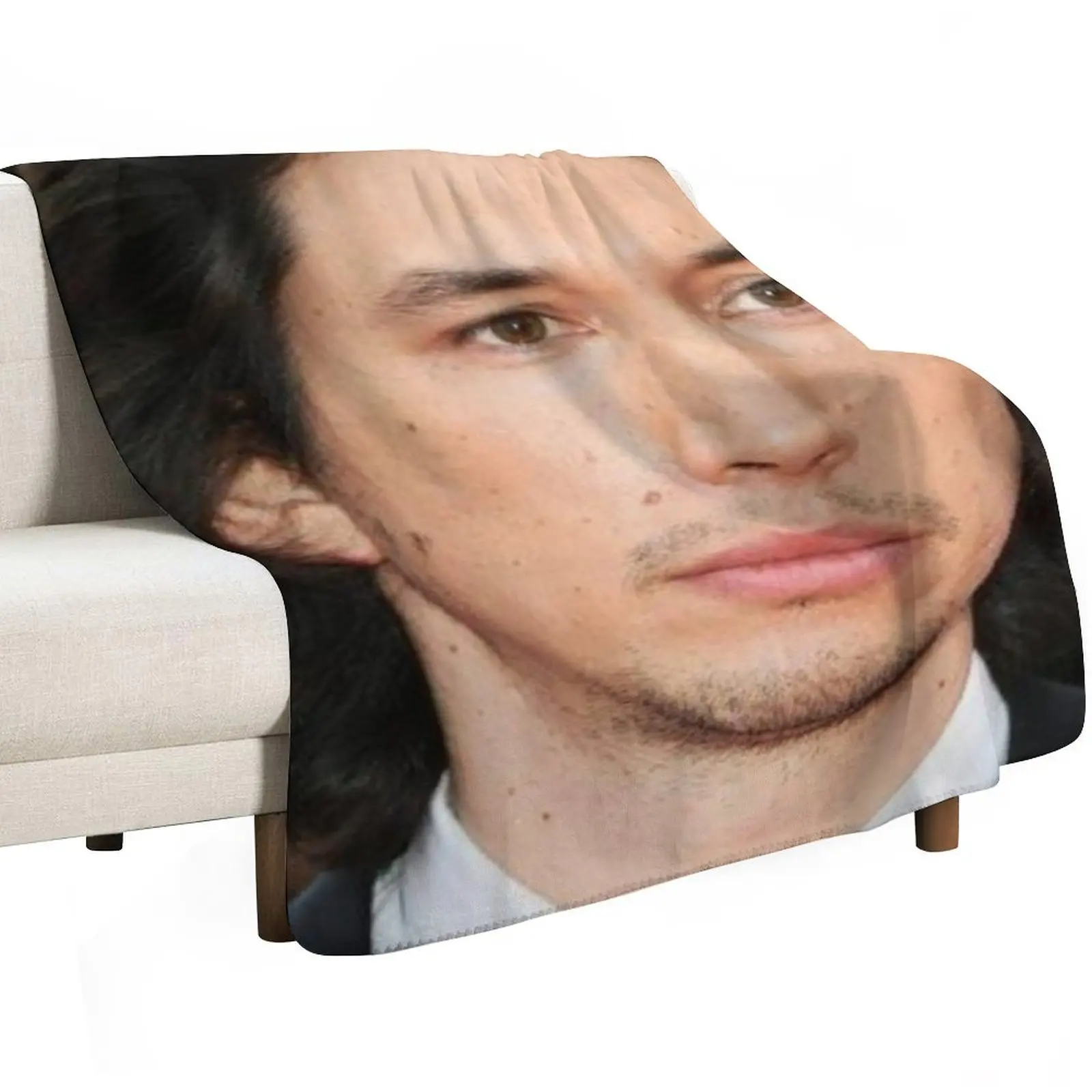 adam driver Throw Blanket Plush Fuzzy Cozy Blanket for Couch Sofa