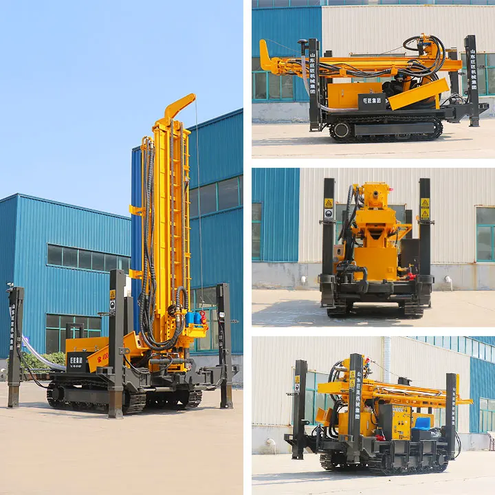 지질 탐사 시추 장비 크롤러 유압 시스템 (DTH 해머 포함, 시추 깊이 200m-800m)