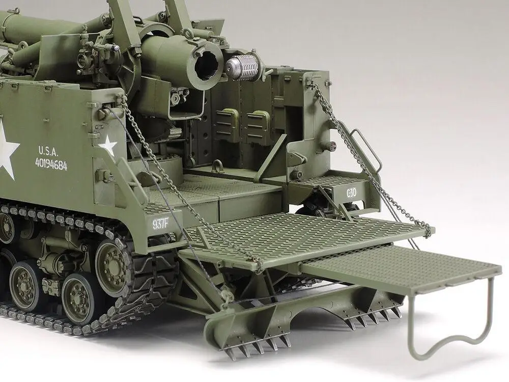 Tamiya 35351 1/35 Schaal Model Kit Amerikaanse M40 155Mm Zelfrijdende Gun W/Pe Onderdelen