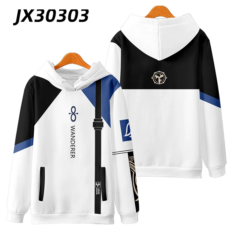 Genshin Impact Zwerver 3d Print Hoodie Dames Heren Grafisch Sweatshirt Kabukimono Balladeer Cosplay Jack Met Rits En Capuchon