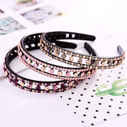 Hair Accessories Luxury Colorful Hair Crystal bands Rhinestone Headbands For Women Hair Jewelry