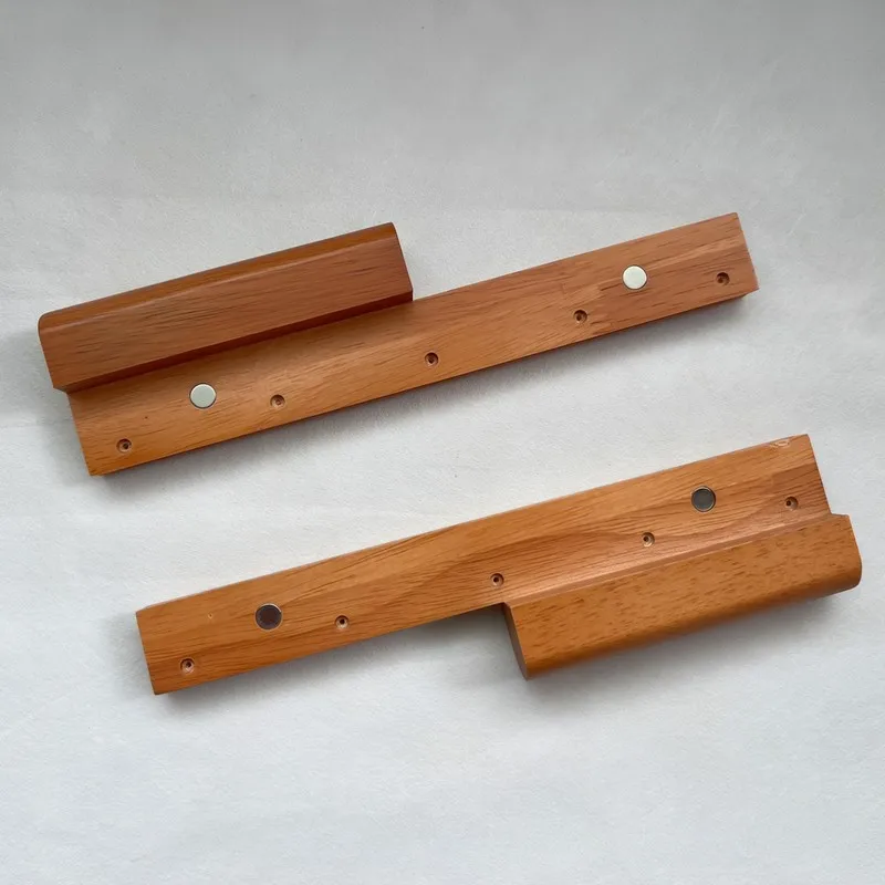 21.5 cm Handmade Smooth Wood Purse Frame Bag Purses Frame Handbag Accessories Screws Attachment Wooden Bag Handles High Quality