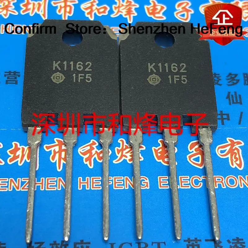 5PCS-10PCS K1162 2SK1162  TO-3P 500V 10A      ORIGINAL   Quick Delivery