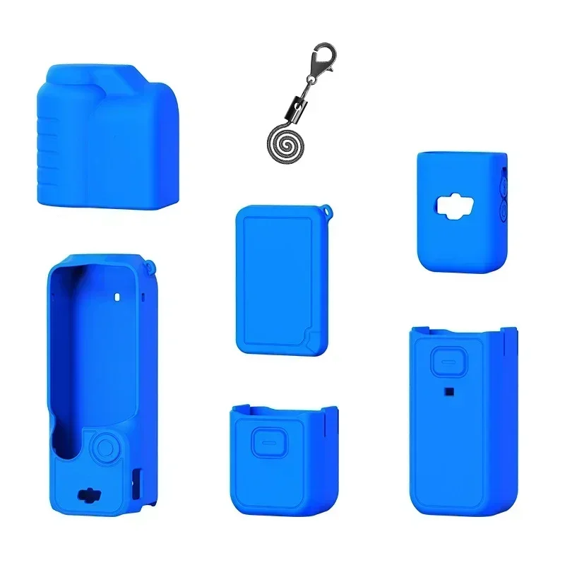 Stylish Silicone Protective Cover for DJI for Pocket 3 Scratch resistant Comfortable Grip Lens Protection