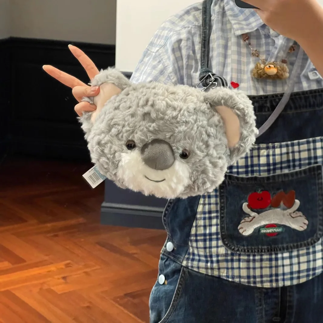 

Japanese Cute Animal Plush Toy Shoulder Bag Cartoon Soft And Lifelike Plush Stuffed Cute Crossbody Bag Children's Birthday Gift