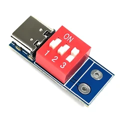 Placa de gatilho tipo c pd/qc, módulo de carga rápida, mergulho de tensão ajustável, usb tipo c, 5v, 9v, 12v, 20v