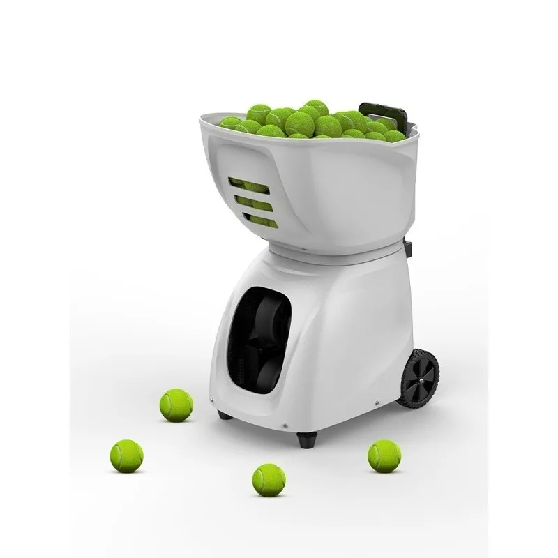 

Advanced tennis serve machine, automatic single-player practice trainer