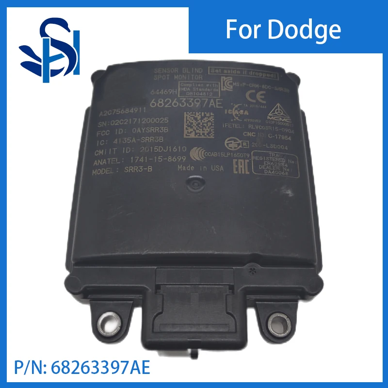 

68263397AE Blind Spot Monitor Radar Sensor Module For 2019-2022 Dodge Ram