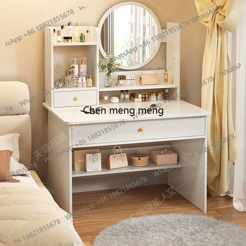 Espejo de Escritorio, Tocador, Mesa de Maquillaje, Dormitorio, Hotel, Tocador Vintage Universal, Tocador Profesional