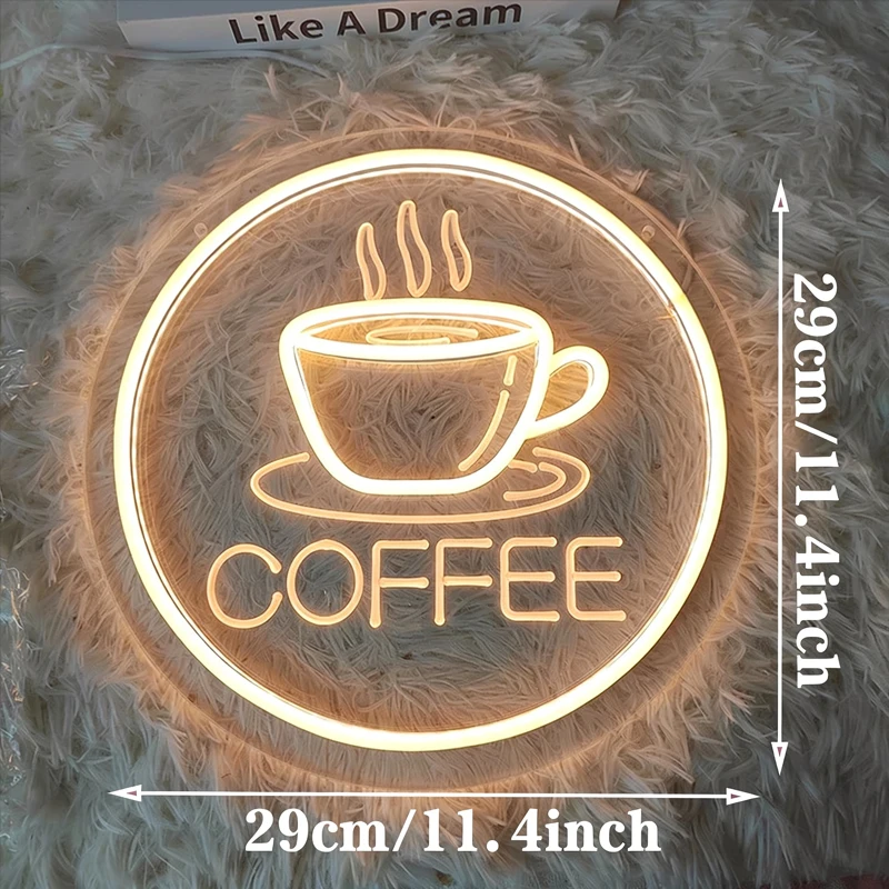 Koffie neonbord Koffieshopdeco - Coffee Tea Neon Sign recensie en prijs