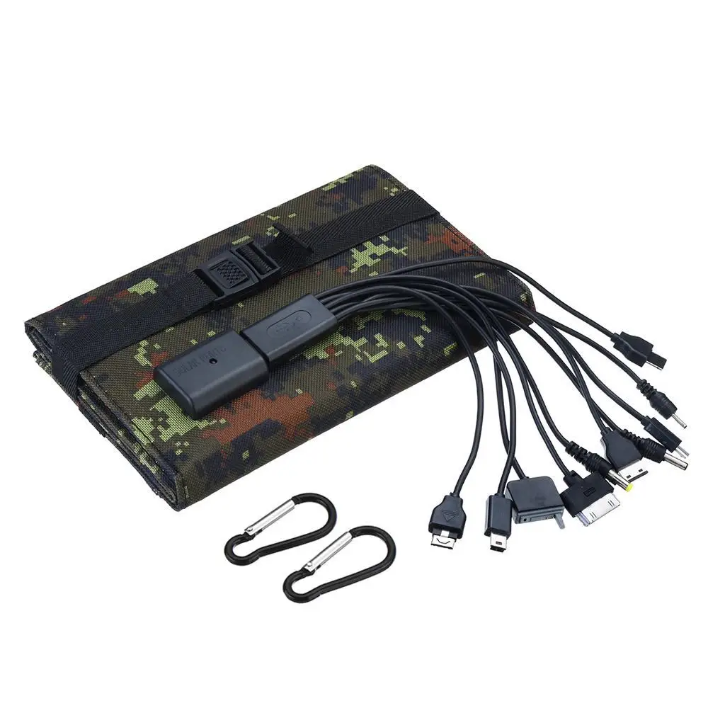 

Folding Solar Panel Portable Flexible Small Waterproof 20W 5V Folding Solar Panels Cells For Mobile Phone Battery Charger
