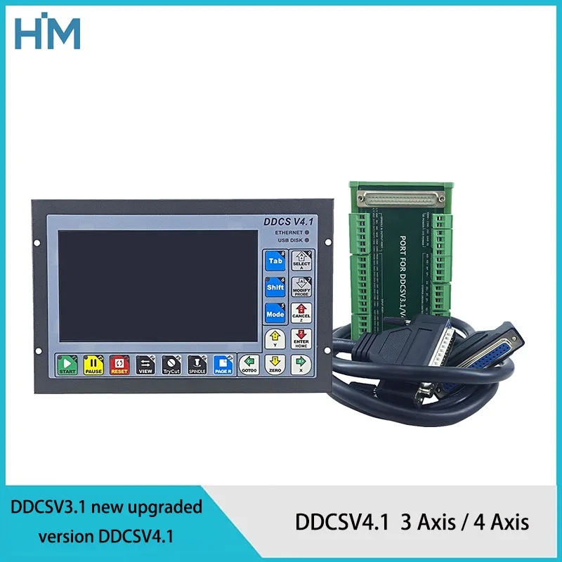 

New Arrival! DDCSV4.1 Standalone Motion Controller Offline Controller Support 3 axis/4 axis USB CNC controller interface HOT