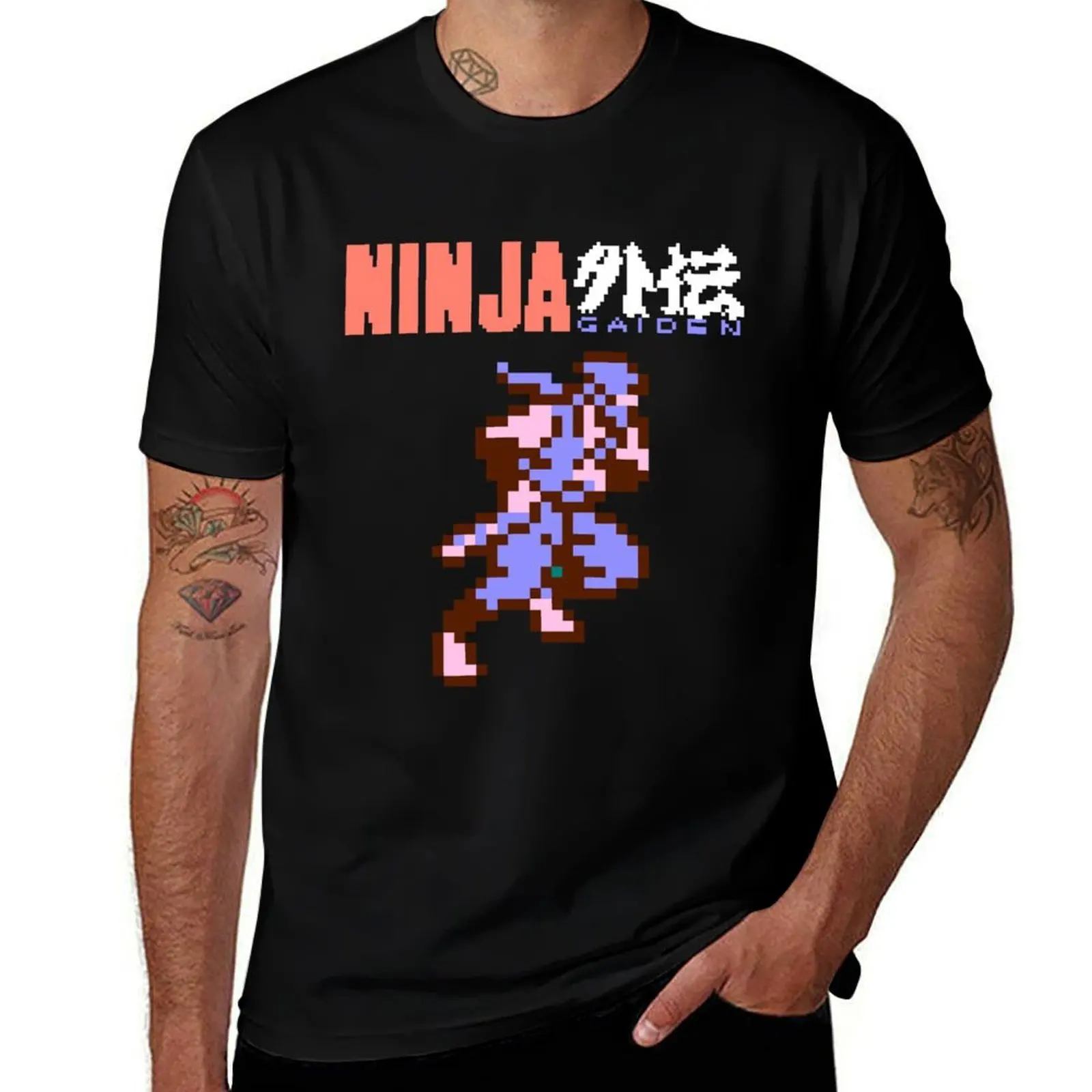 

Ninja Gaiden's Ryu with Logo T-Shirt t shirt man luxury man t shirt summer T-Shirt