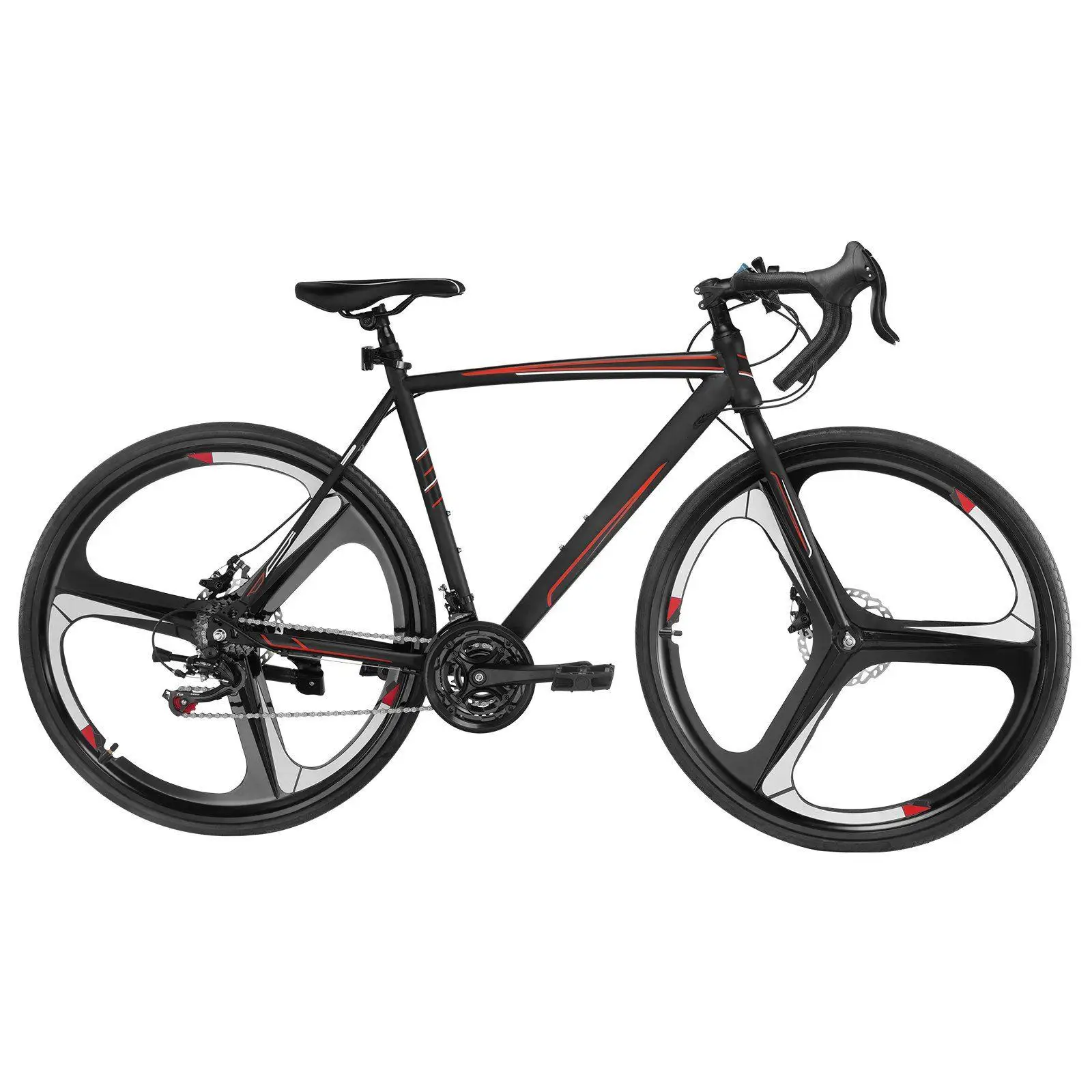 

Performance Road Bike with 700C Wheel Diameter, 21-Speed Shimano Mechanism, Drop Frame, Dual Disc Braking System