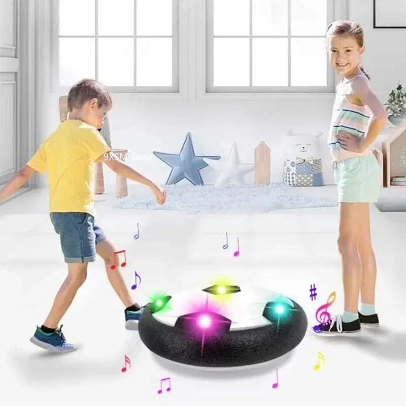 Fútbol flotante, fútbol interactivo para niños, juguetes deportivos interactivos eléctricos para interiores para padres e hijos, pelota de fútbol flotante LED