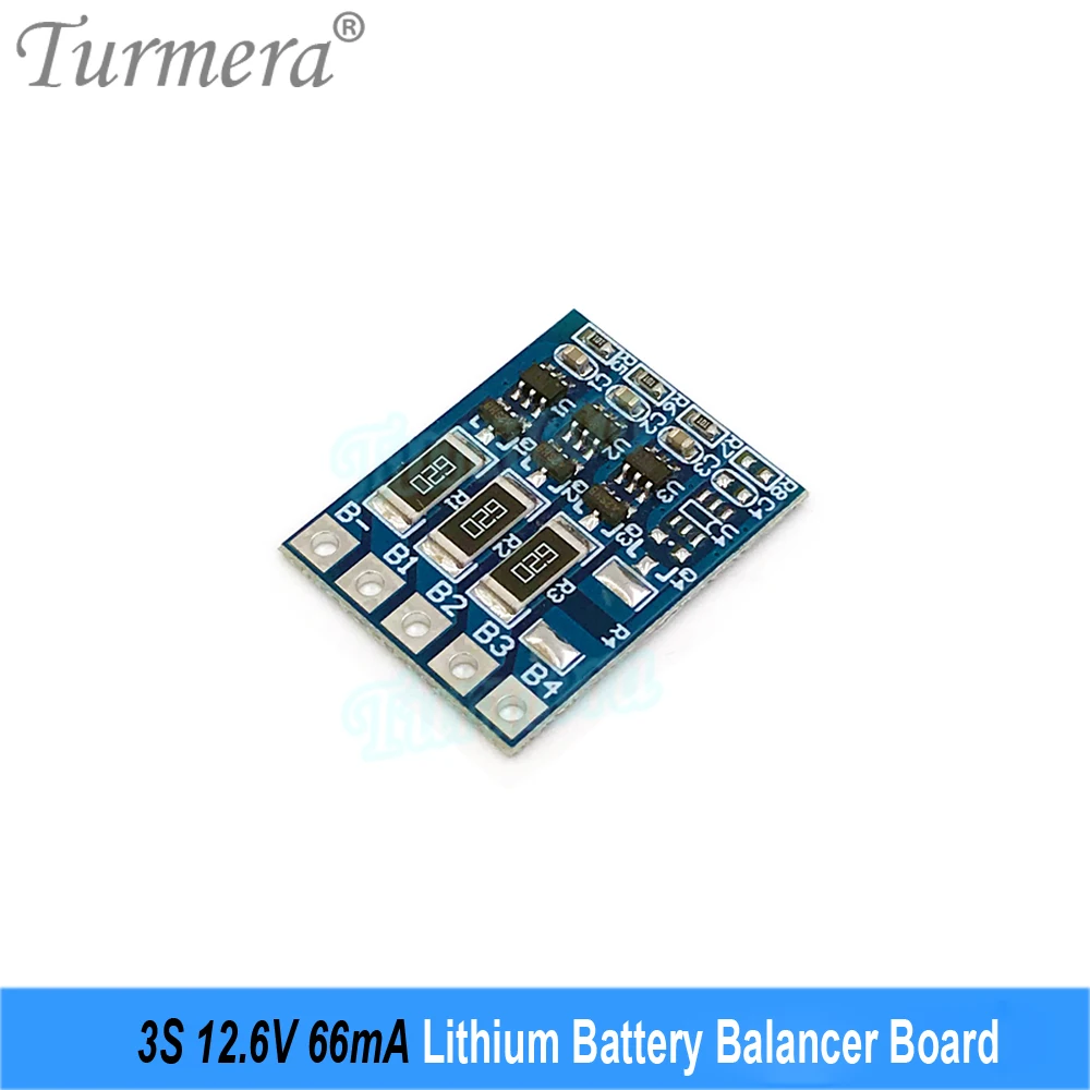 Turmera 3S 12.6V 4S 16.8V 5S 18V Li-ion Battery Balancer Protection Board 66mA for 10.8V 12V 14.4V 21V Screwdriver Batteries Use