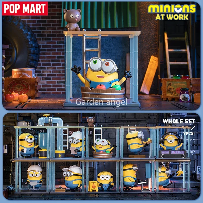 

POP MART Minions At Work Series Blind Box Caja Ciega Kawaii Doll Action Figure Toys Anime Collectible Figurine Model Mystery Box