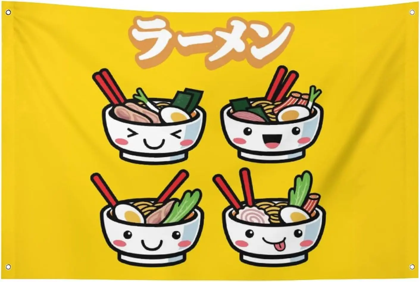 Flagicts 100% Polyester Ramen Noodle Soup Flags