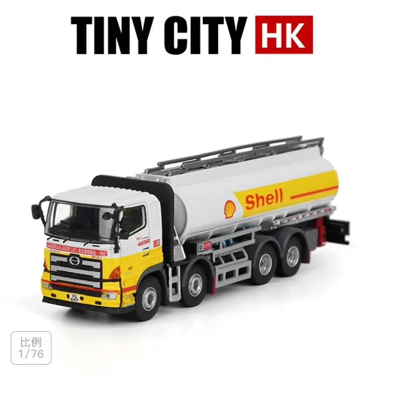 

Tiny 1:76 Scale 700shell Tanker Truck Alloy Car Model Diecast Simulation Toy Collection Gift Static Model Ornament