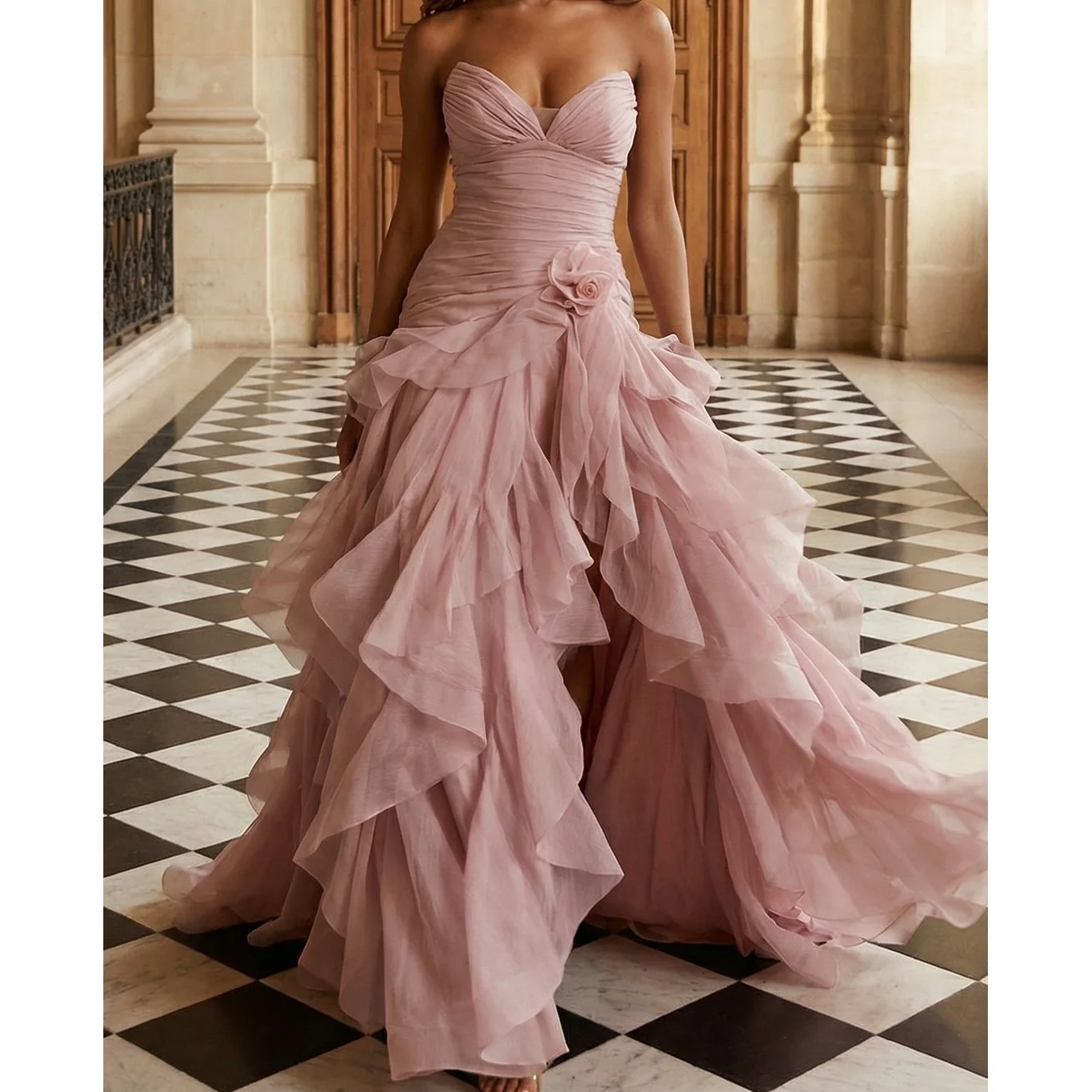 

Lucy Tulle Sweetheart Pink Ball Gown Elegant Stunning Beautiful Luxury Gorgeous Evening Dress 2026 Prom Dress Prom Customized