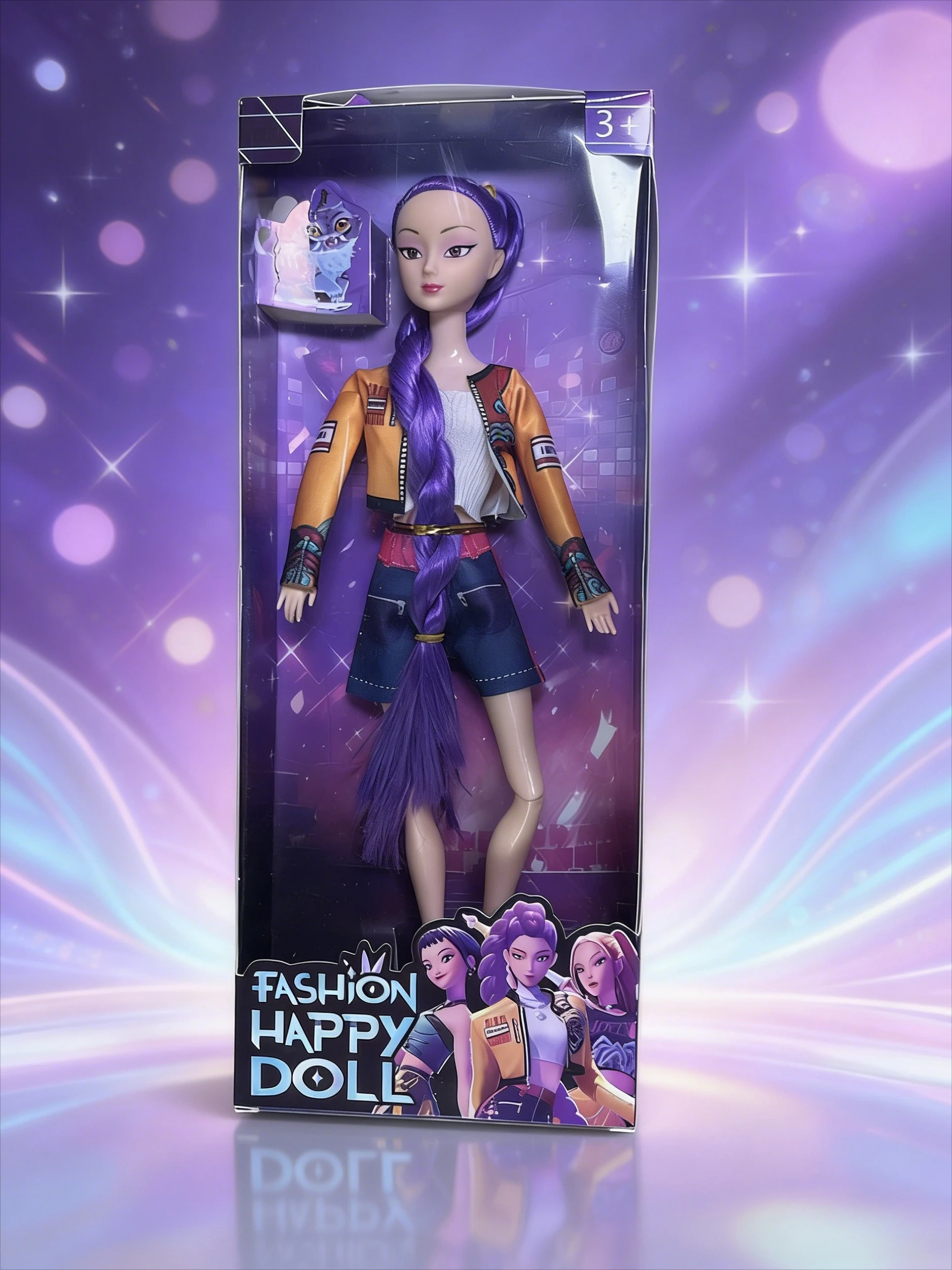 

Новые модные куклы Happy Dolls и коллекционные шарнирные куклы с разноцветными волосами и стильными нарядами, шарнирные модные куклы для детей в подарок